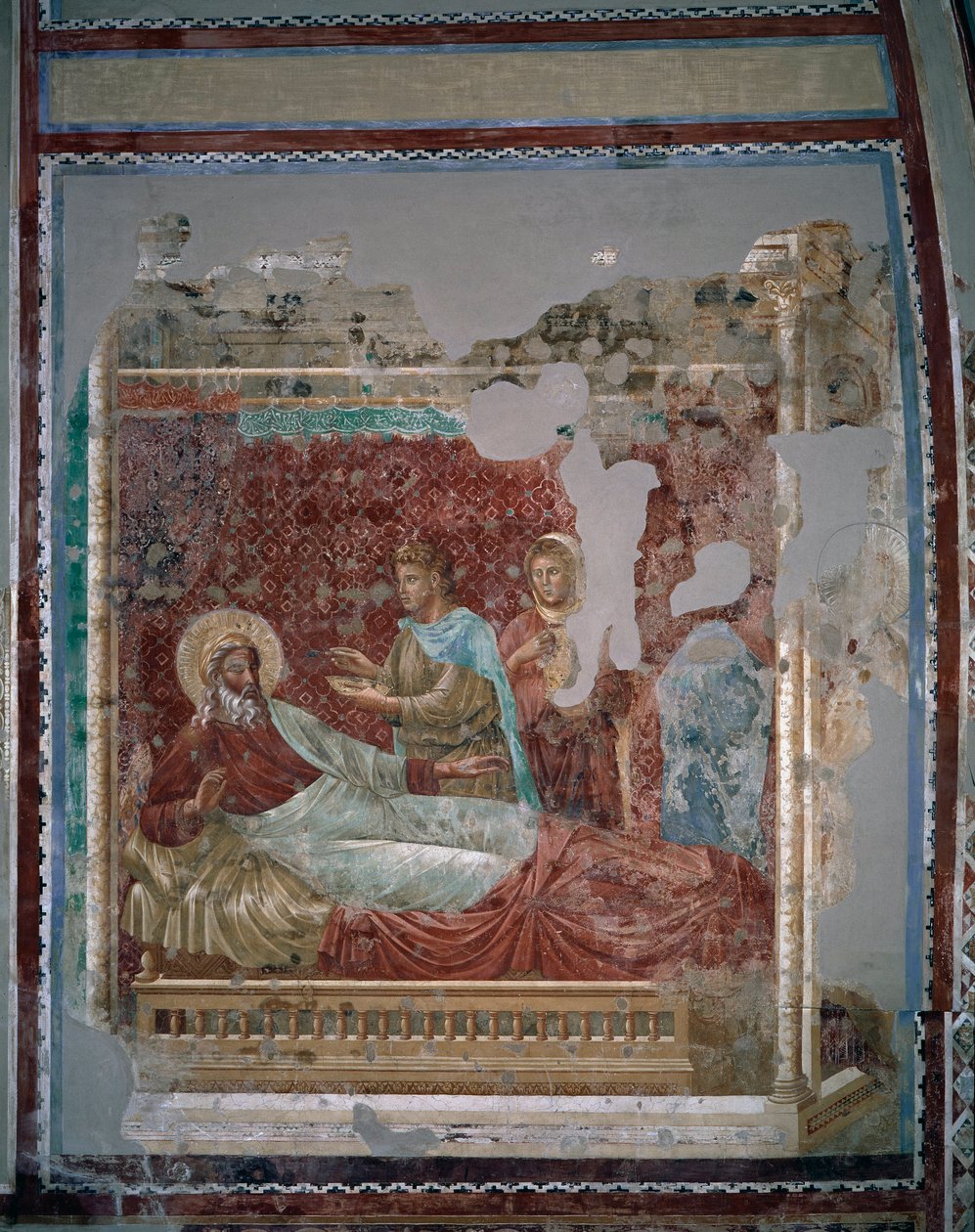 Isaak wijst Esau af - Fresco door Giotto (c.1266 1337)