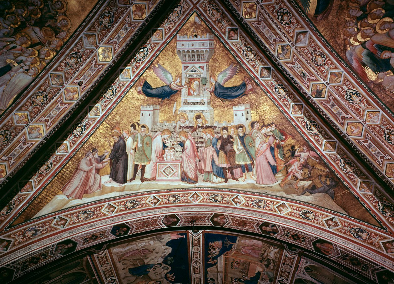 Allegorie van de kuisheid door Giotto (c.1266 1337)
