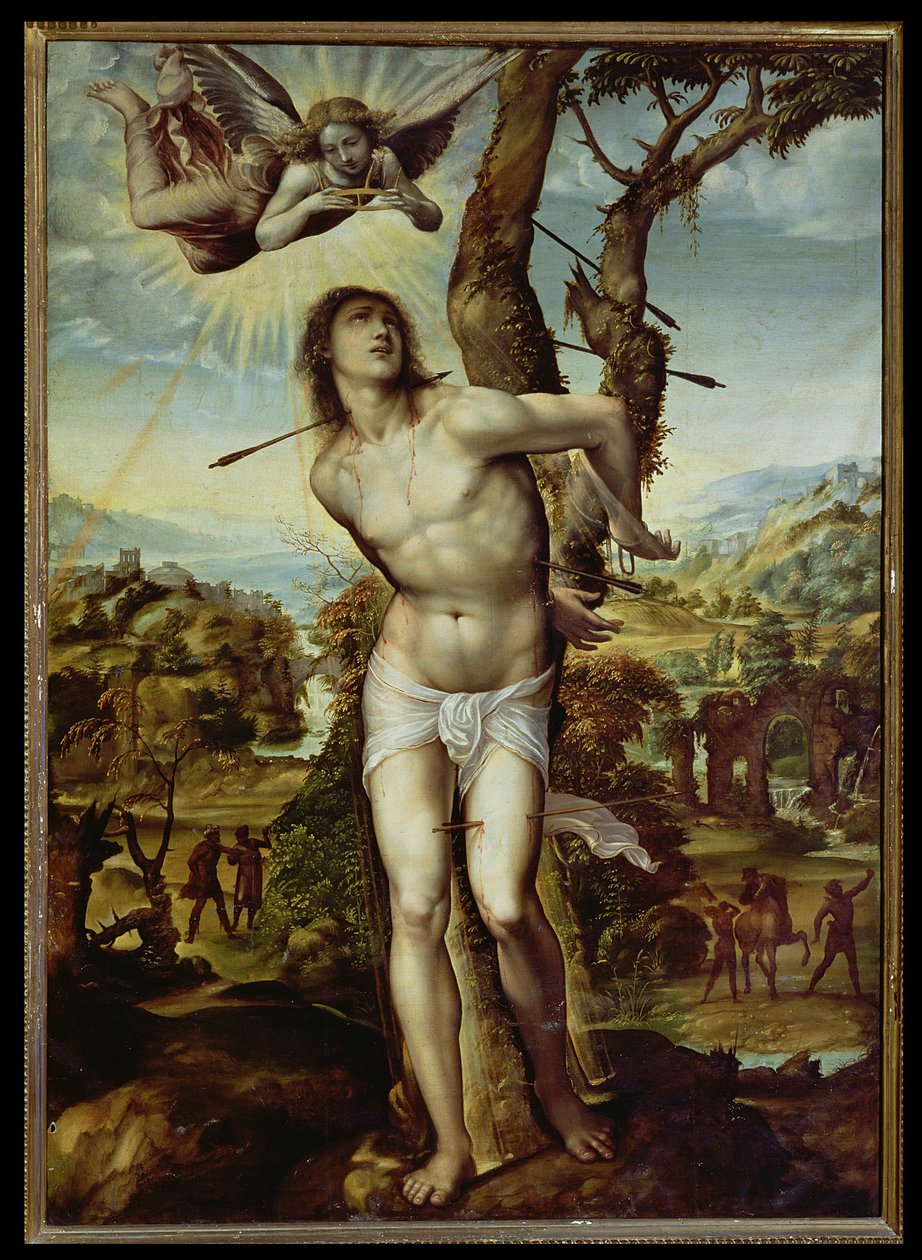 Sint Sebastiaan door Giovanni Antonio Bazzi Sodoma