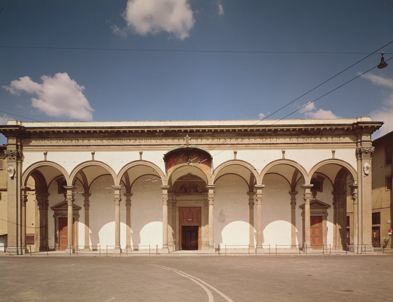 Gevel van Santissima Annunziata, c.1601-04 door Giovanni Battista Caccini