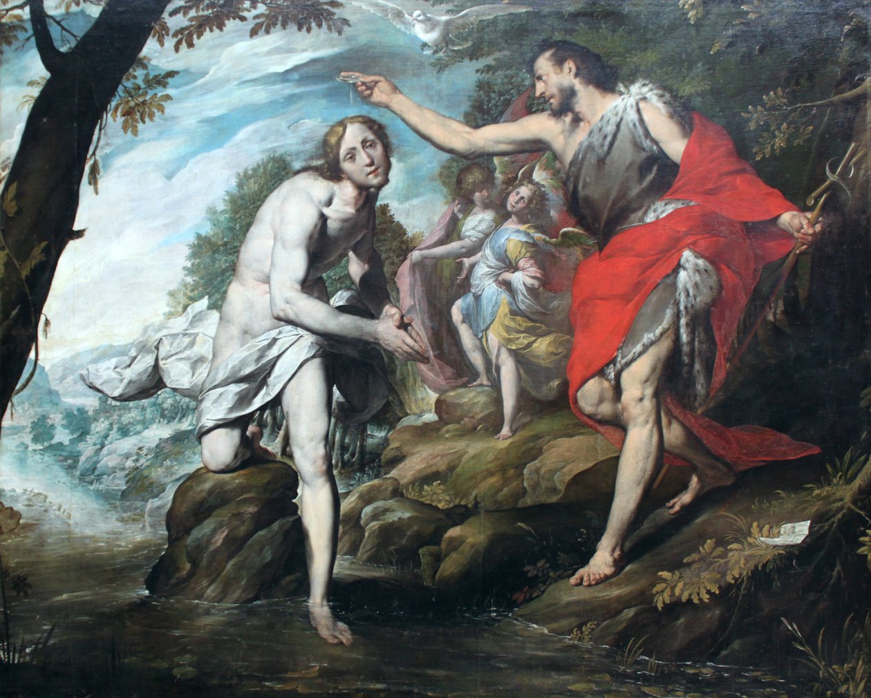 Doop van Jezus Christus door Giovanni Battista Crespi