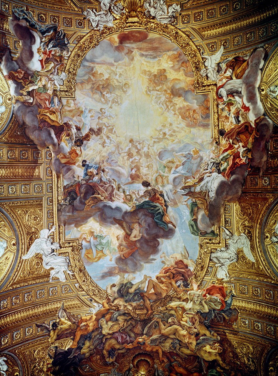 Triomf in de naam van Jezus door Giovanni Battista Gaulli