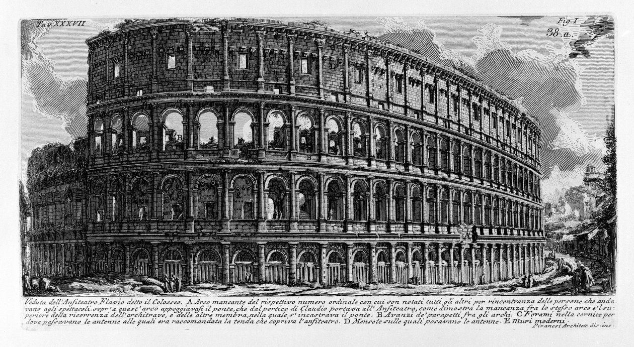 Colosseum door Giovanni Battista Piranesi
