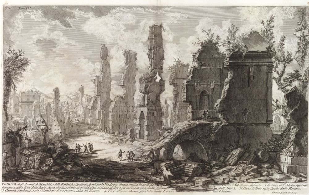Le Antichità romane, tome III, [2e frontispice] door Giovanni Battista Piranesi