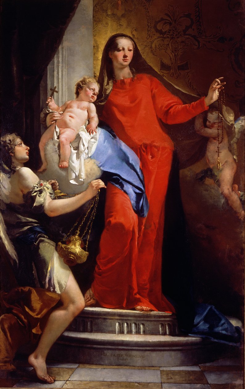 Madonna van de Rozenkrans door Giovanni Battista Tiepolo