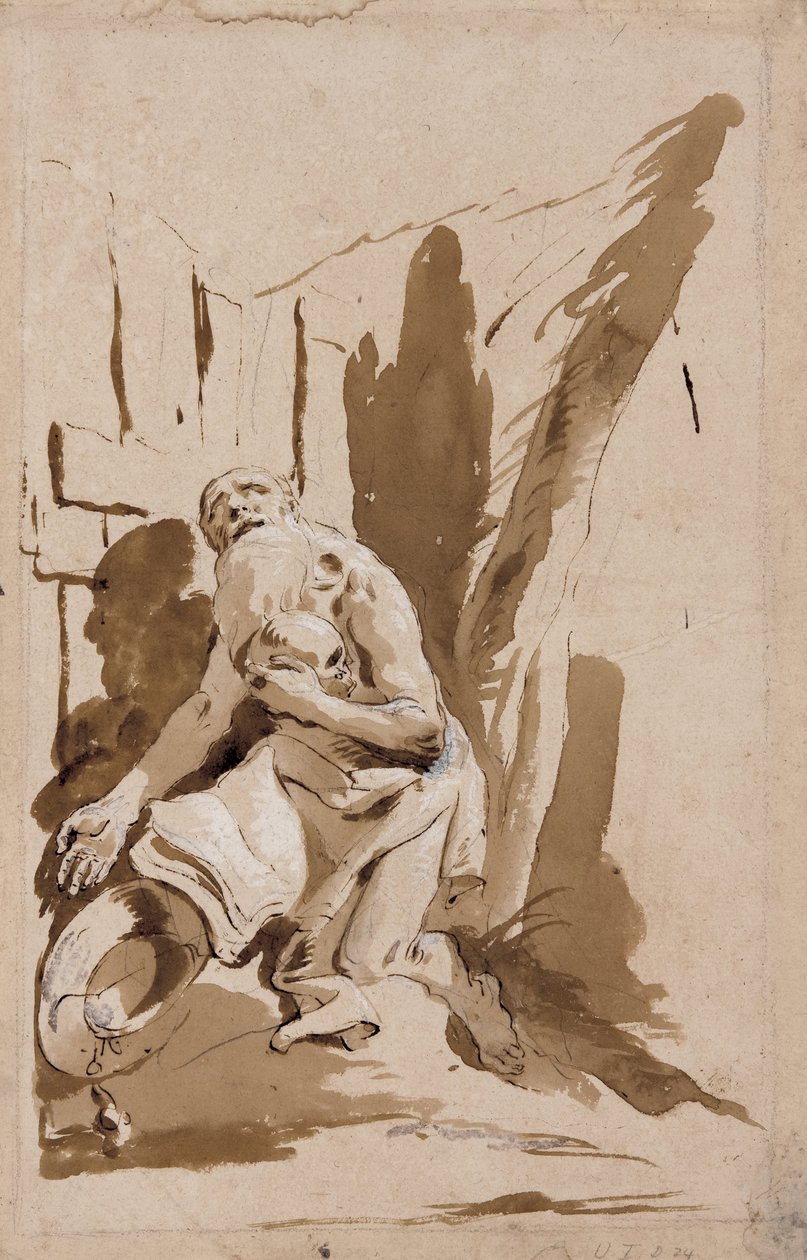 Sint Hiëronymus door Giovanni Battista Tiepolo