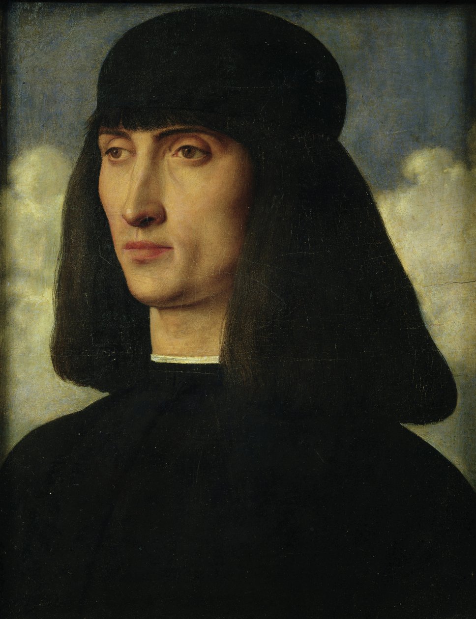 Portret van een jonge man, ca. 1500 door Giovanni Bellini