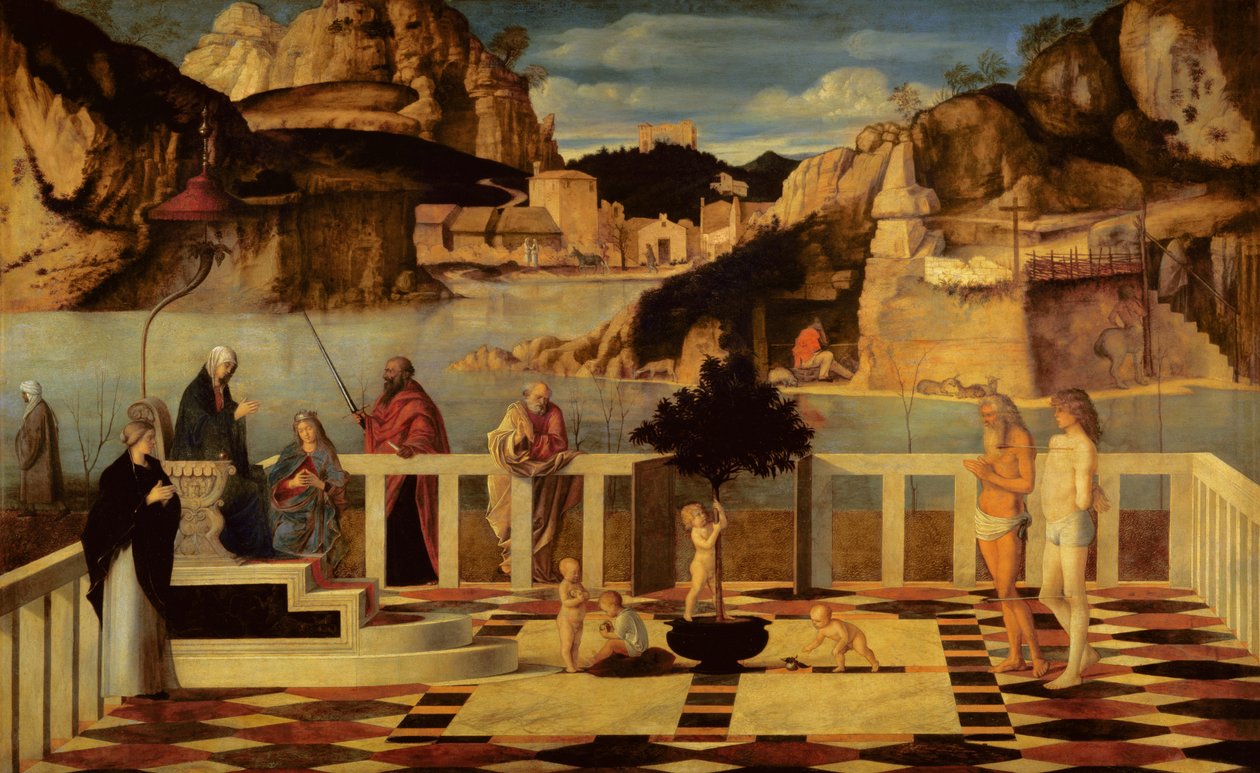 Heilige Allegorie, ca.1487 door Giovanni Bellini