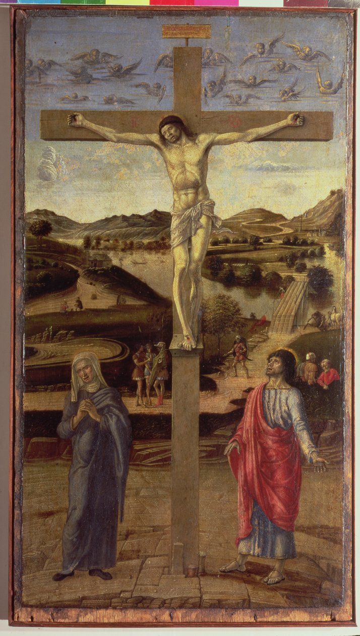 De Kruisiging door Giovanni Bellini