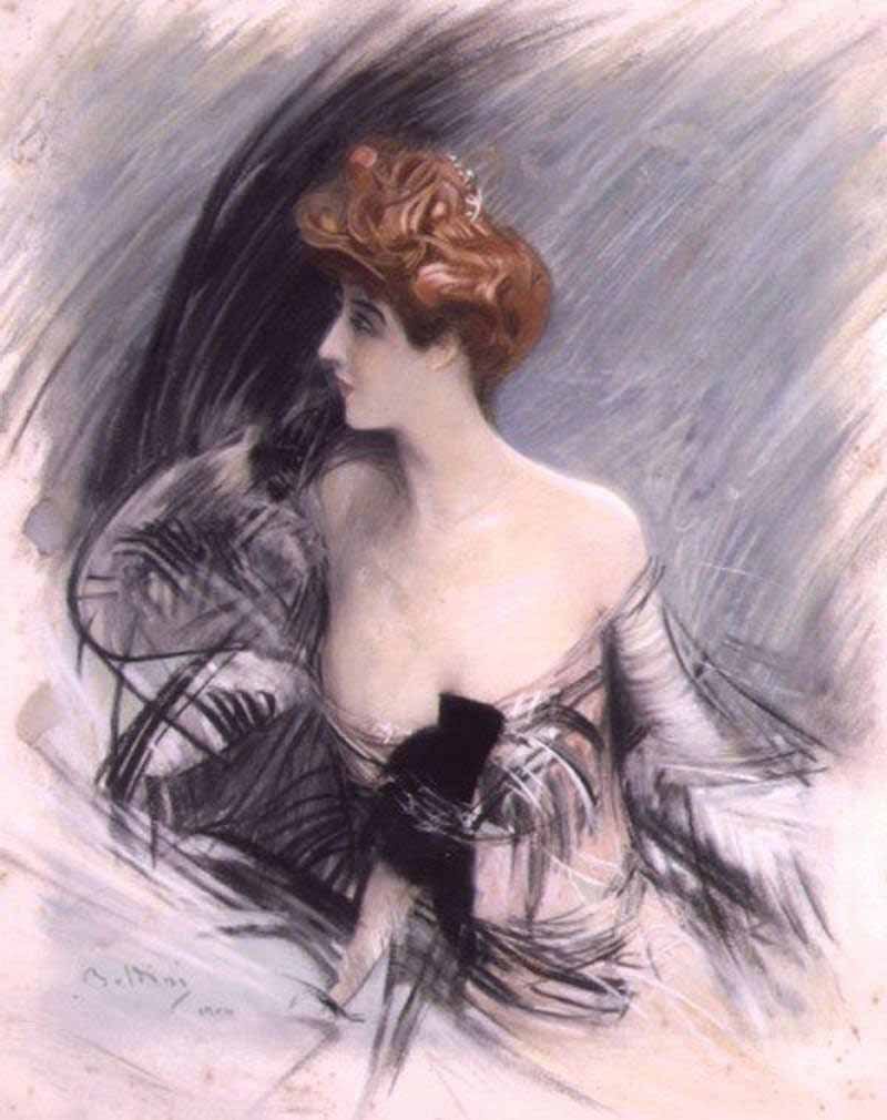 Portret van Sarah Bernhardt door Giovanni Boldini