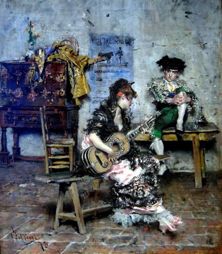 De gitarist door Giovanni Boldini