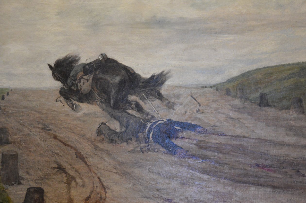 De Gevallen Ruiter door Giovanni Fattori