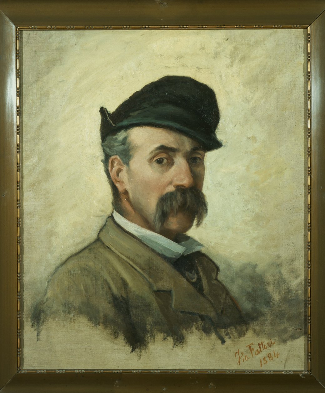 Zelfportret, 1884 door Giovanni Fattori
