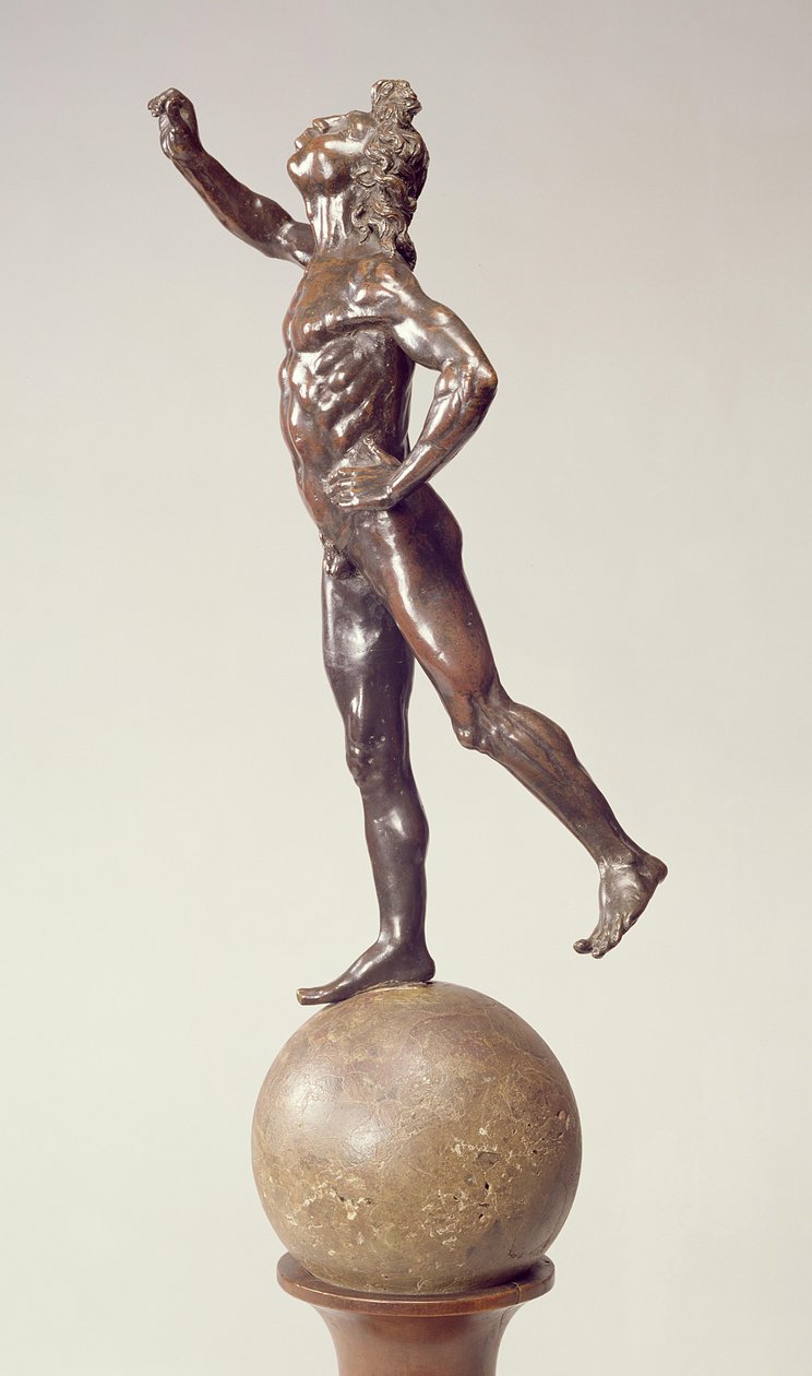 Fonteinfiguur van Mercurius, Florentijns, 1515 door Giovanni Francesco Rustici