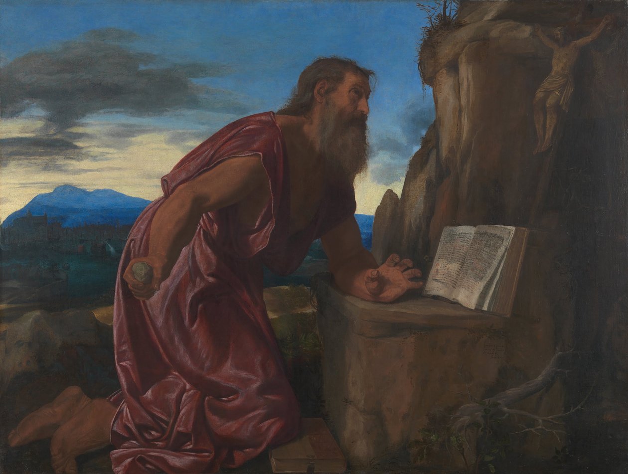 Sint Hiëronymus door Giovanni Girolamo Savoldo
