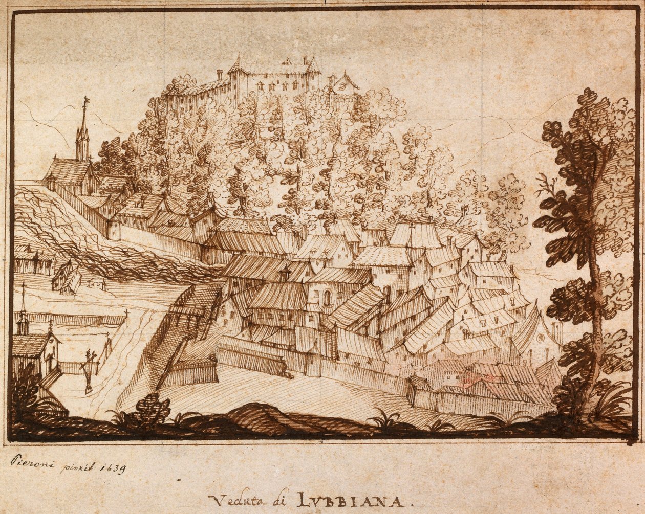 Ljubljana door Giovanni Pieroni