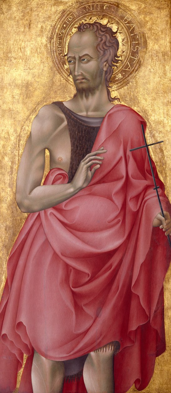 Sint Johannes de Doper door Giovanni di Paolo di Grazia
