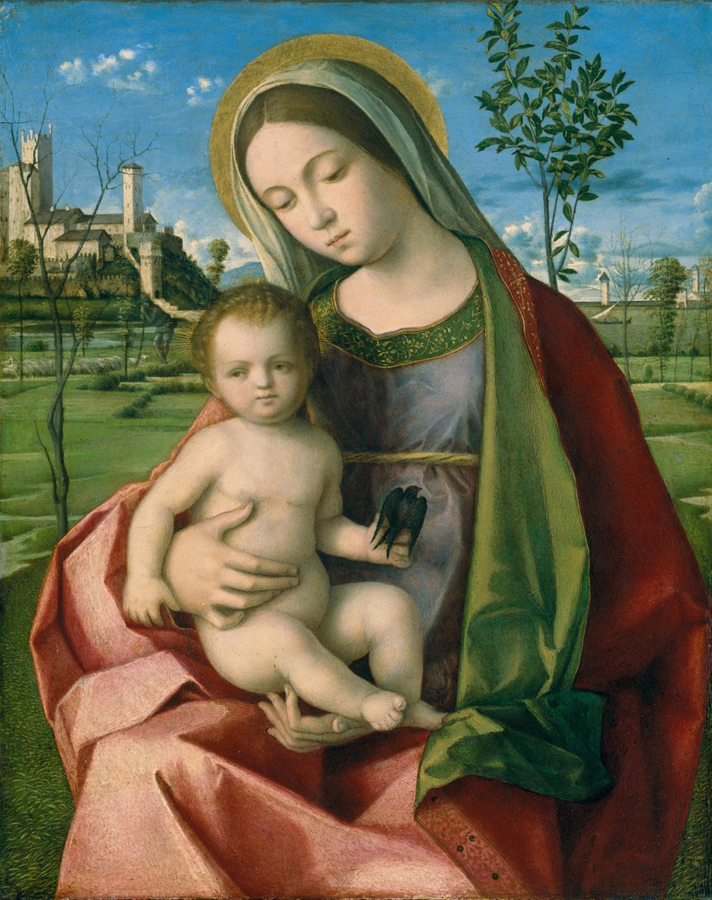 Madonna en Kind door Giovanni Bellini