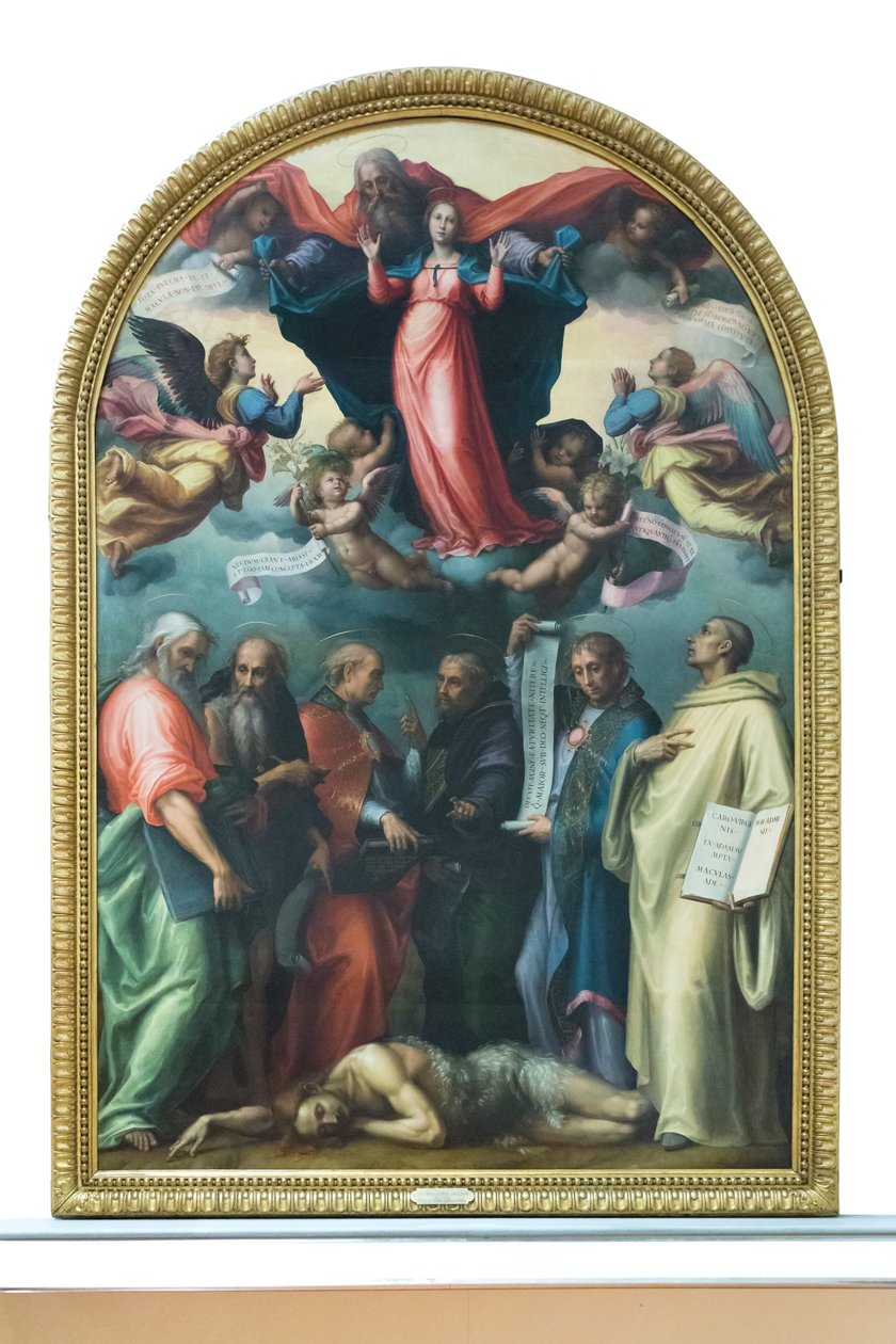Dispuut over de onbevlekte ontvangenis door Giovanni Antonio Sogliani