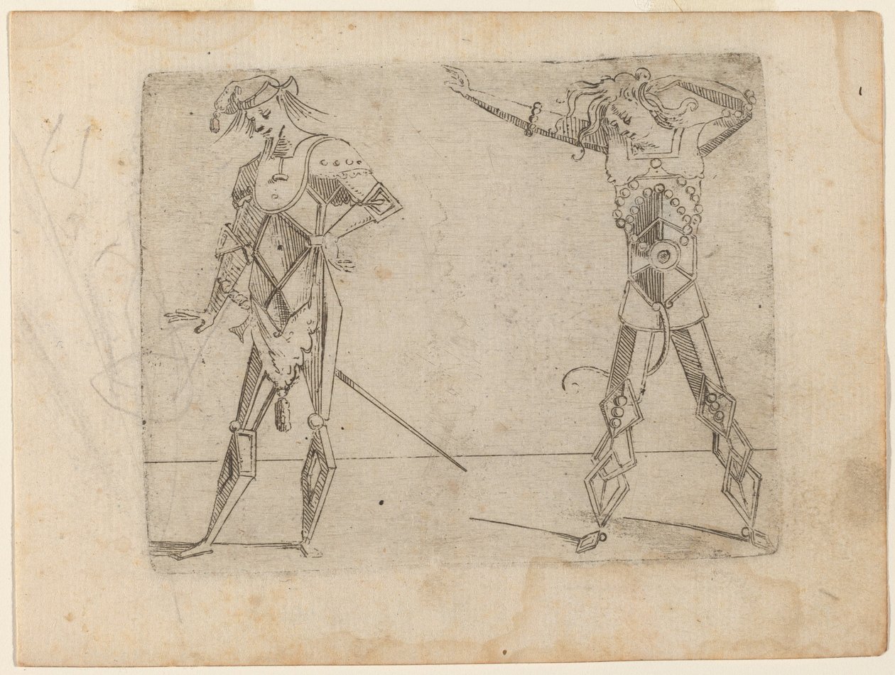 Uit "Bizzarie di varie Figure" door Giovanni Battista Bracelli