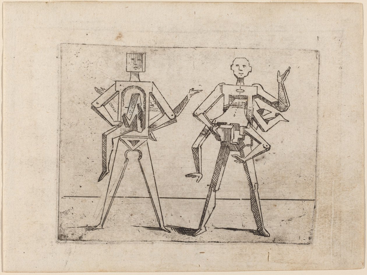 Uit "Bizzarie di varie Figure" door Giovanni Battista Bracelli