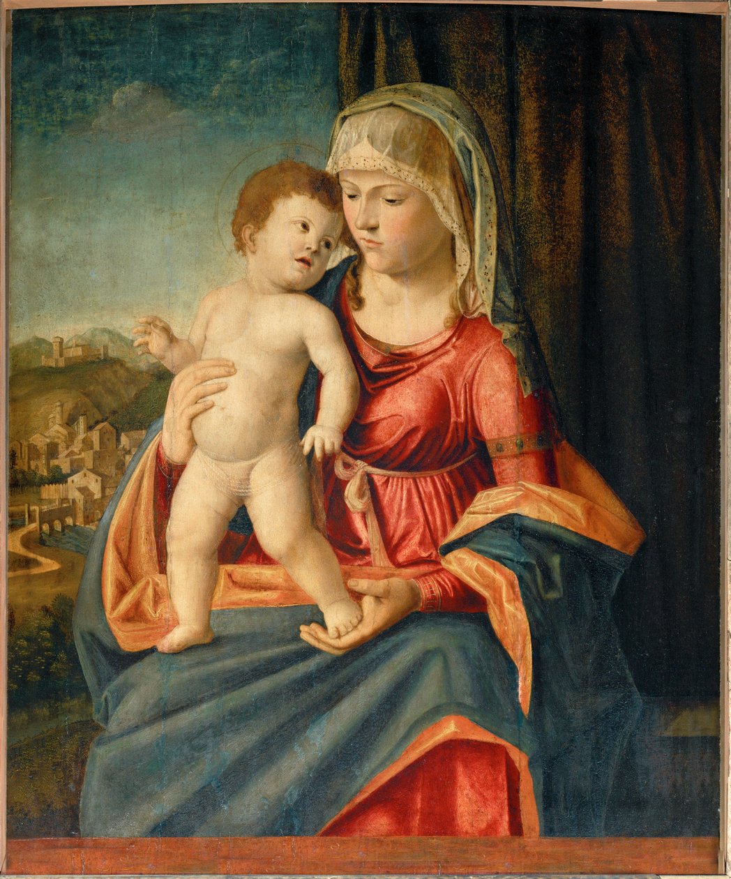 Maagd en kind ... door Giovanni Battista Cima da Conegliano