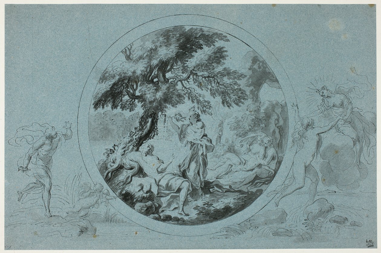 Geboorte van Adonis door Giovanni Battista Cipriani