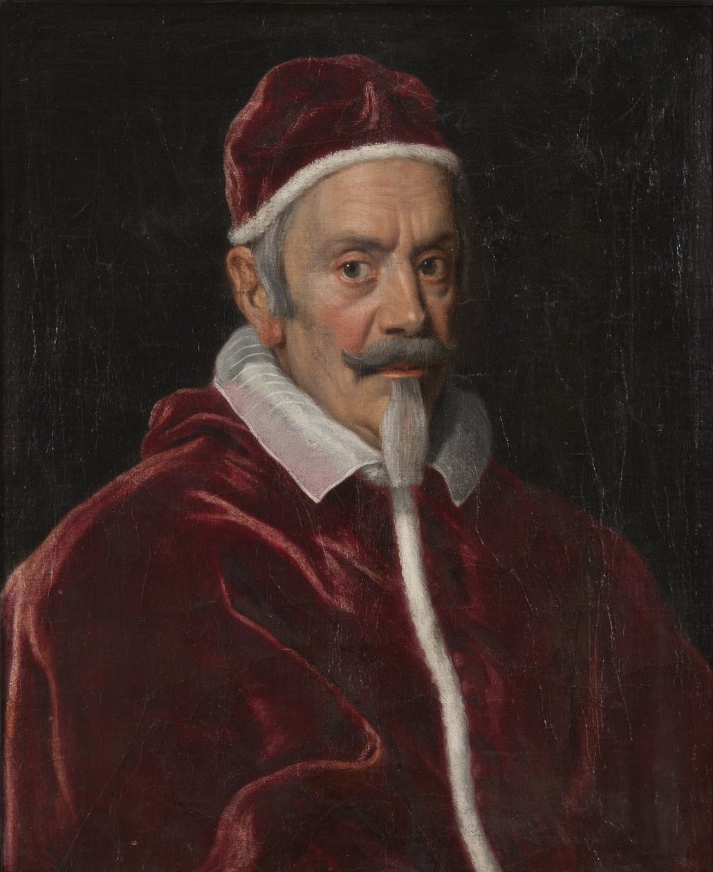Paus Alexander VII, ca. 1660 door Giovanni Battista Gaulli