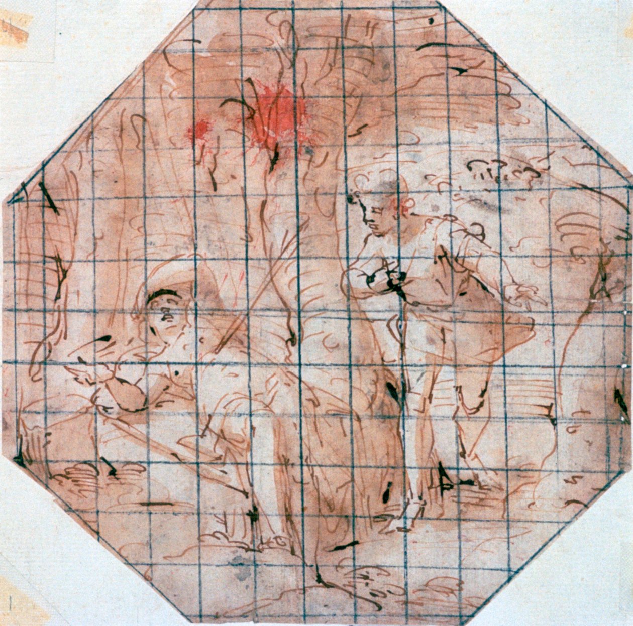Cephalus en Procris, ca. 1574-1627 door Giovanni Battista Paggi