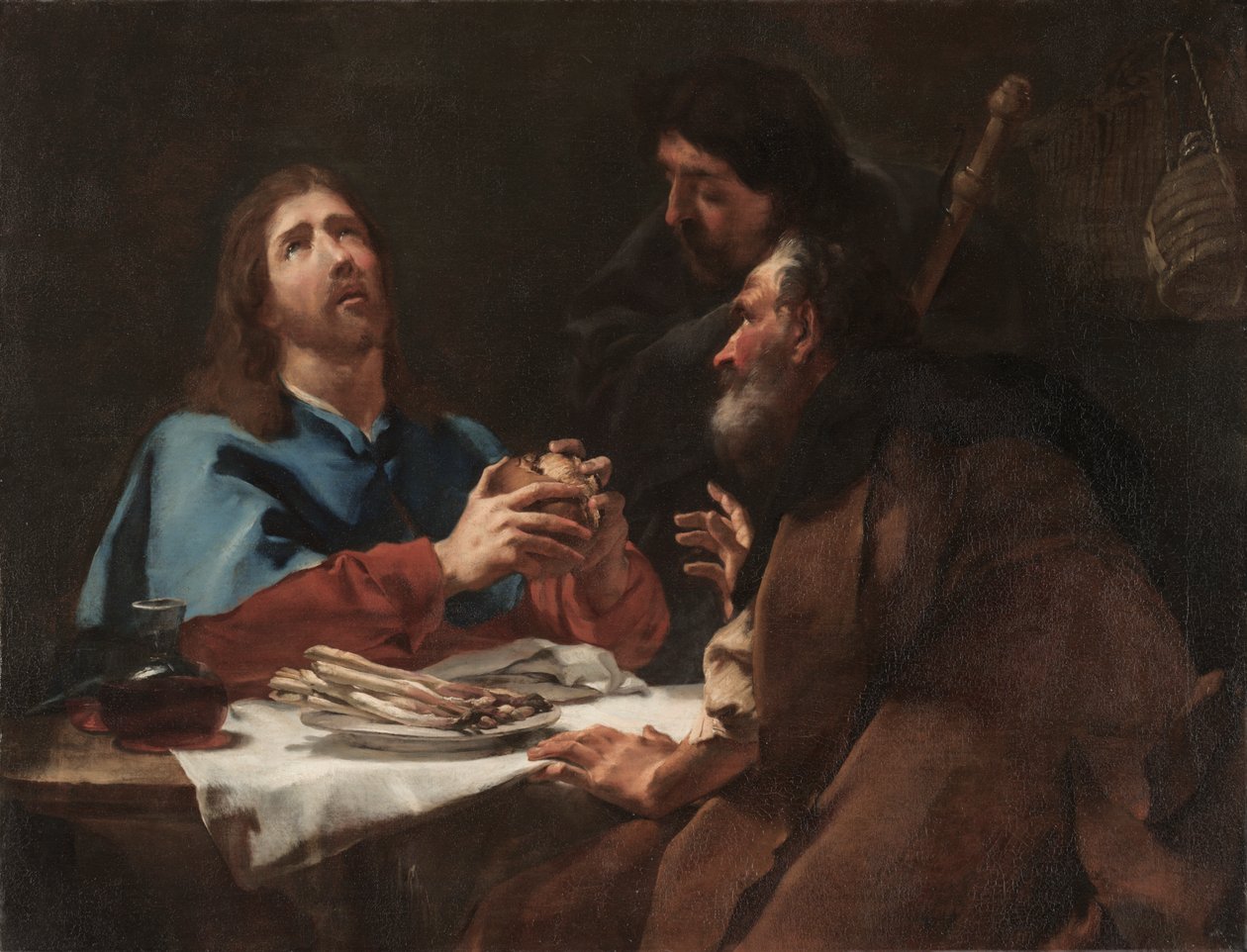 Het Avondmaal in Emmaüs door Giovanni Battista Piazzetta
