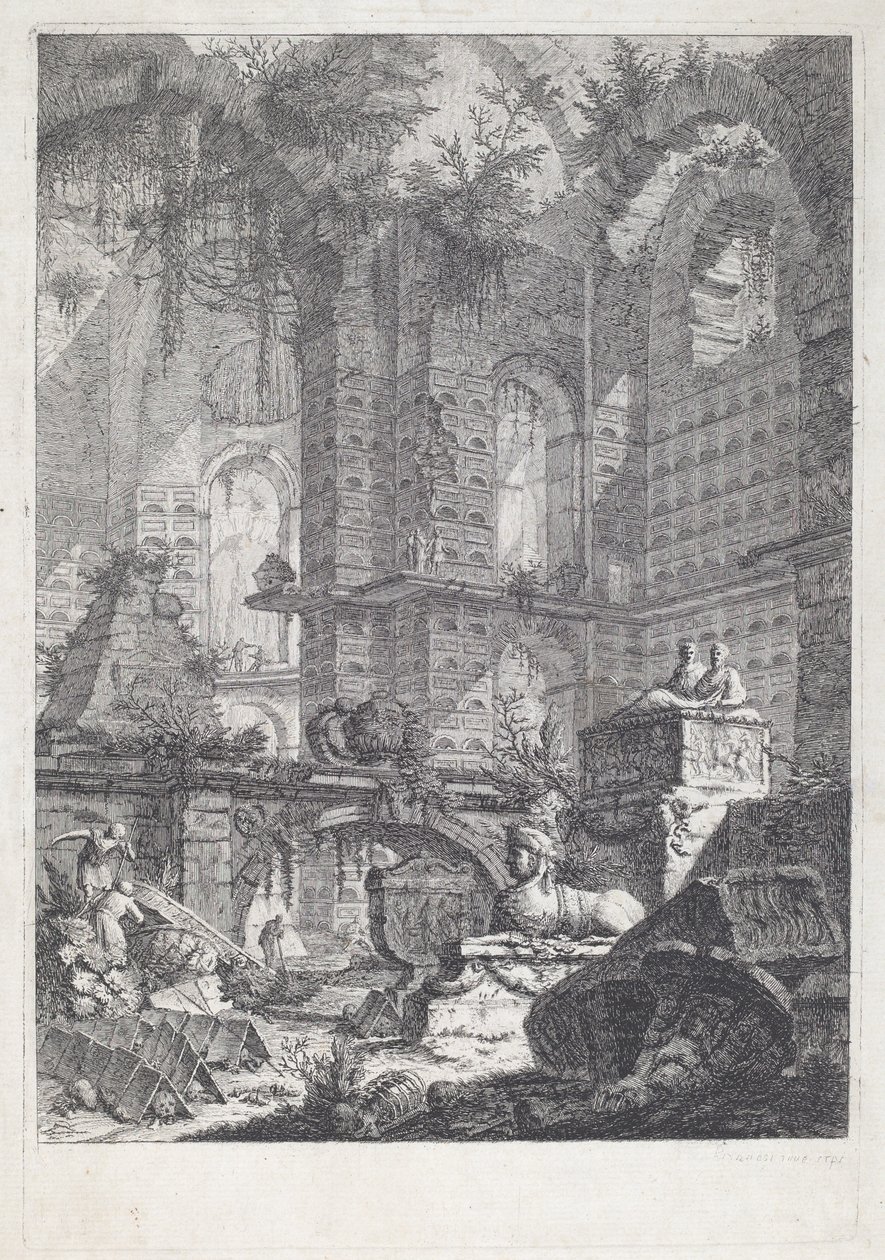 Grafkamer door Giovanni Battista Piranesi