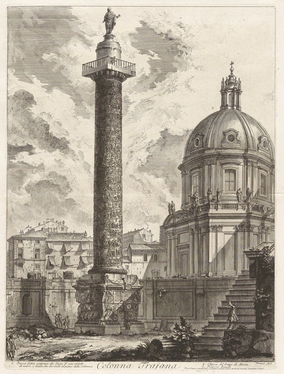 Colonna Trajana (Trajan door Giovanni Battista Piranesi