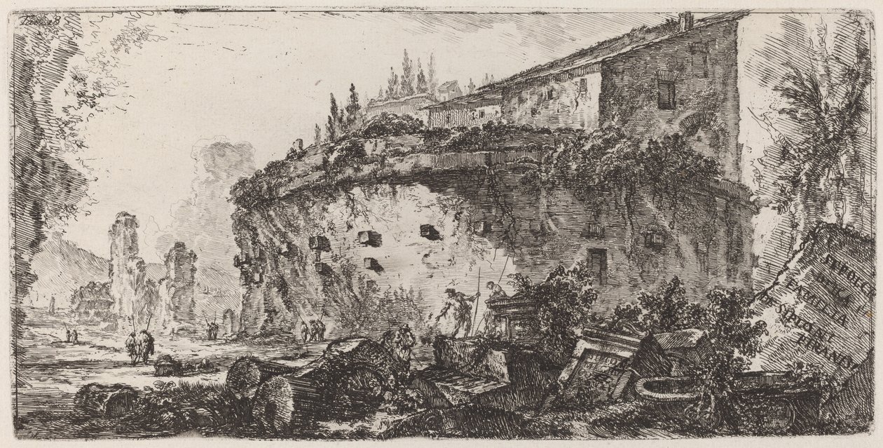 Familiegraf van de Scipioni door Giovanni Battista Piranesi