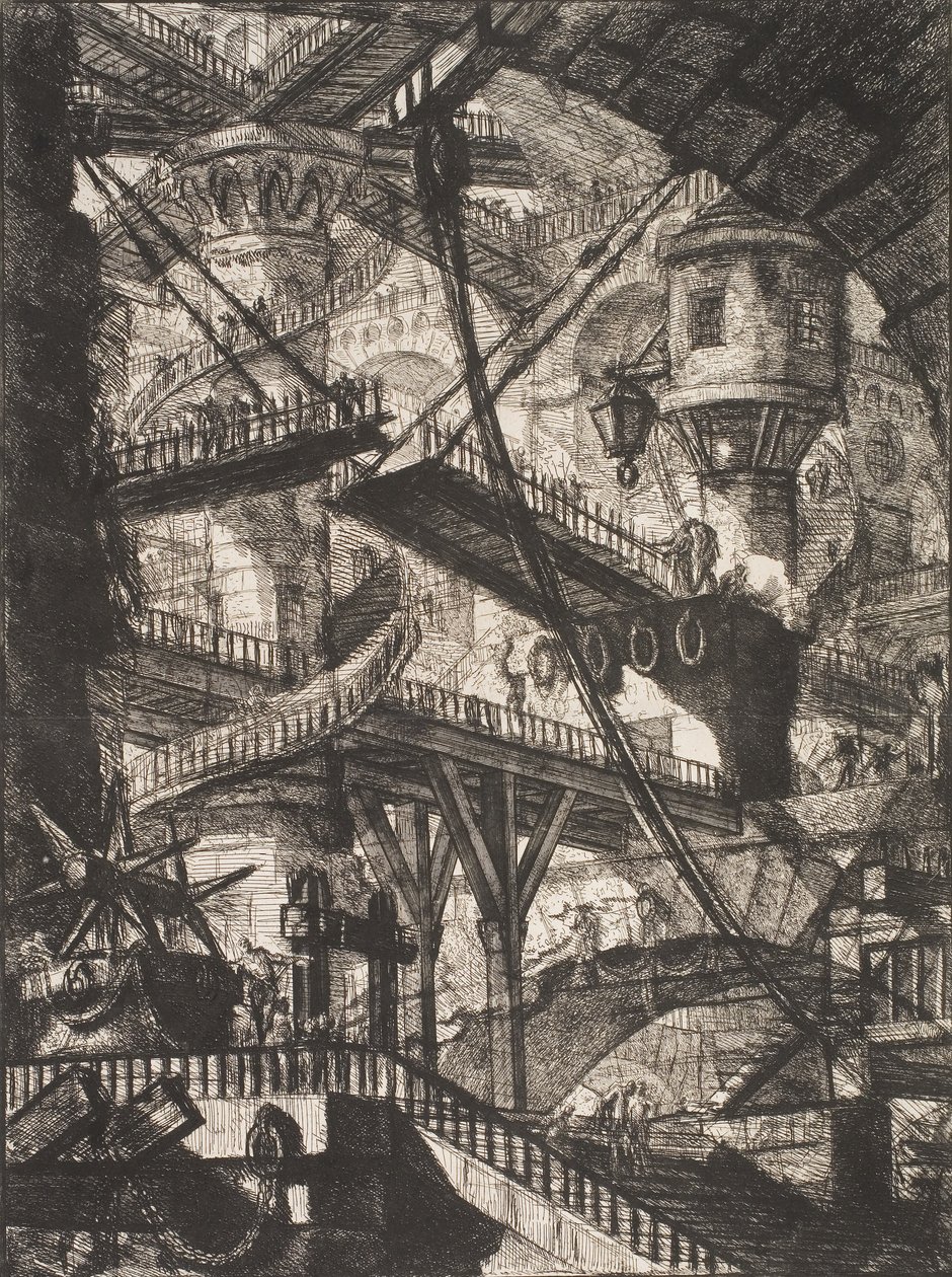 De ophaalbrug door Giovanni Battista Piranesi