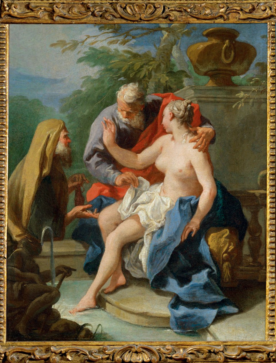 Susannah en de Ouderen ... door Giovanni Battista Pittoni