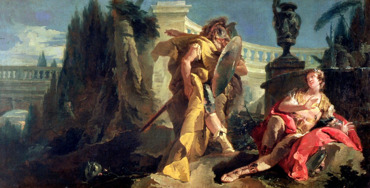 Rinaldo geobserveerd door Carlo en Ubaldo door Giovanni Battista Tiepolo