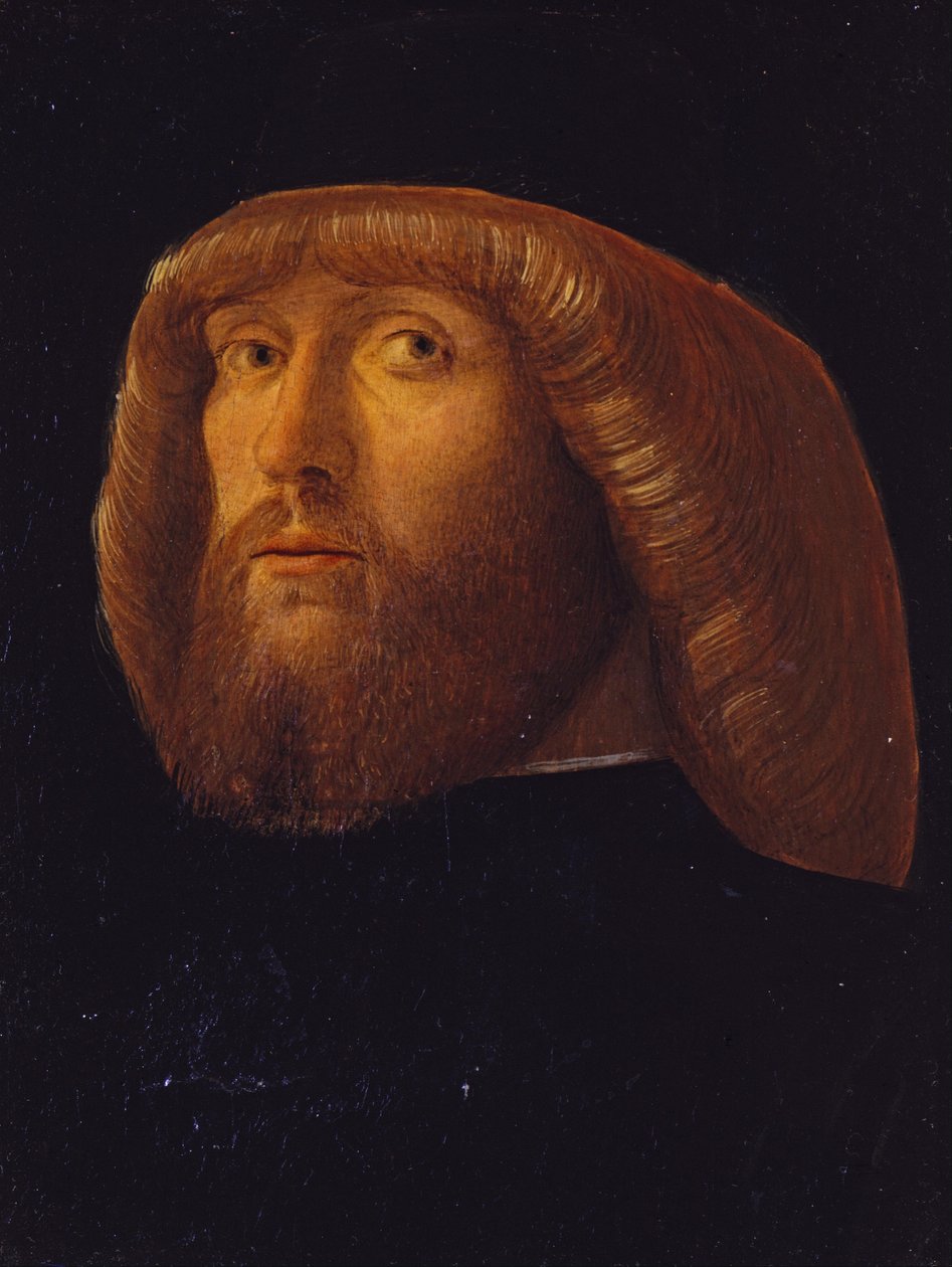 Een man met baard door Giovanni Bellini