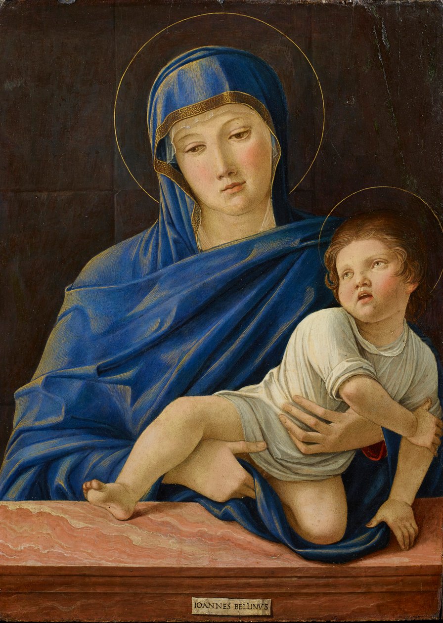 Italiaans: Lochis Madonna met kind door Giovanni Bellini
