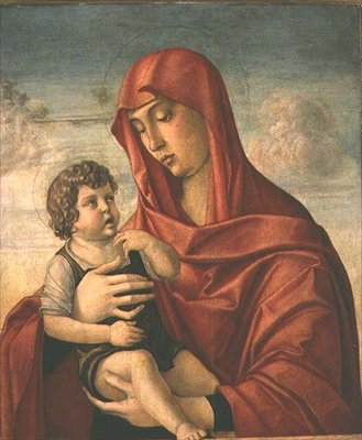 Madonna en Kind door Giovanni Bellini