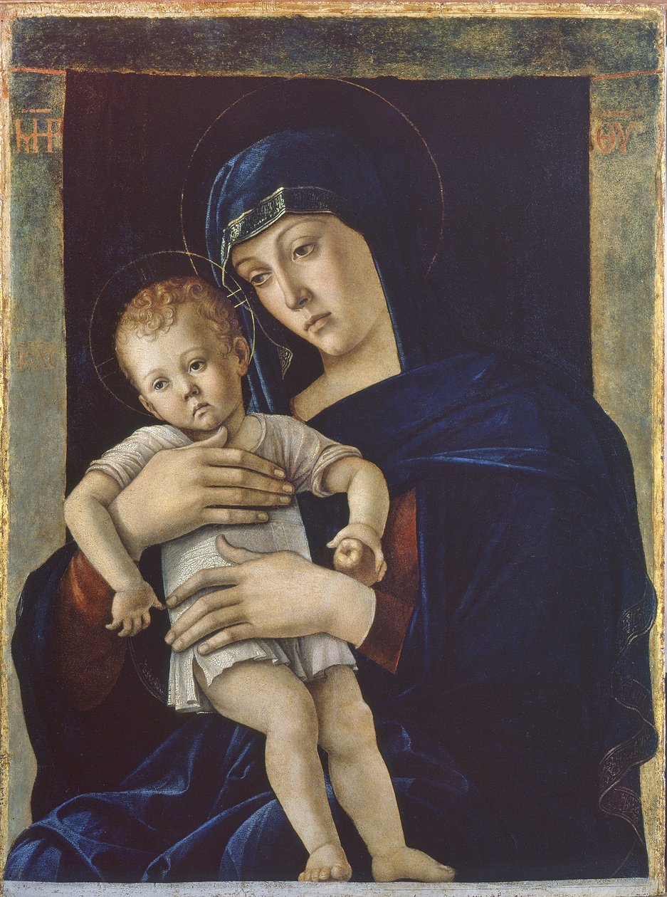 Madonna en Kind door Giovanni Bellini