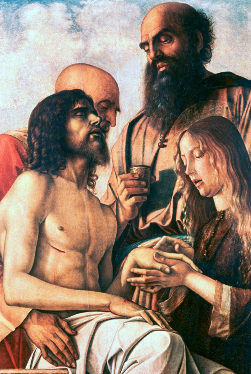 De graflegging, ca. 1450-1516 door Giovanni Bellini