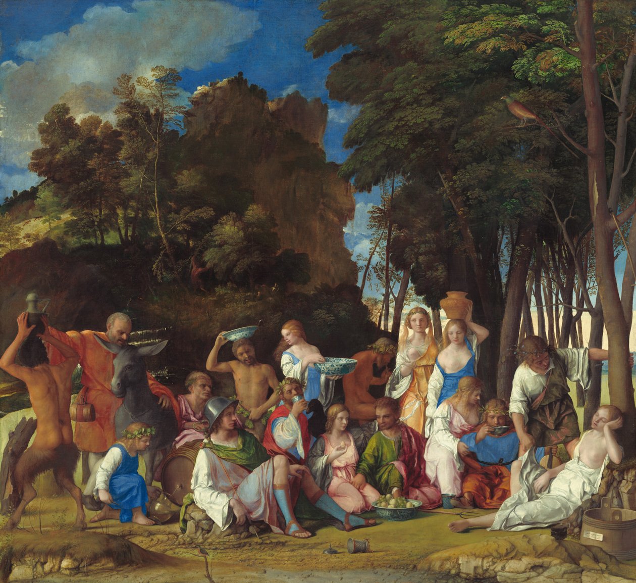 Het Feest van de Goden door Giovanni Bellini