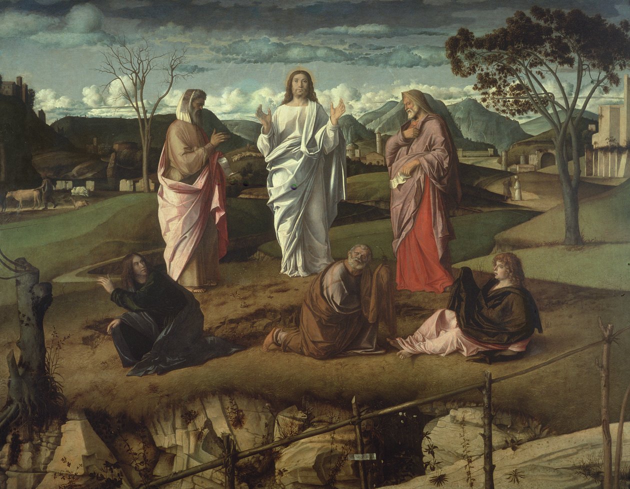 De Transfiguratie, 1485 door Giovanni Bellini