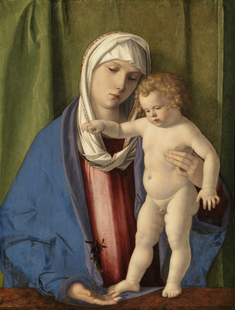 Maagd en kind, c.1488-90 door Giovanni Bellini