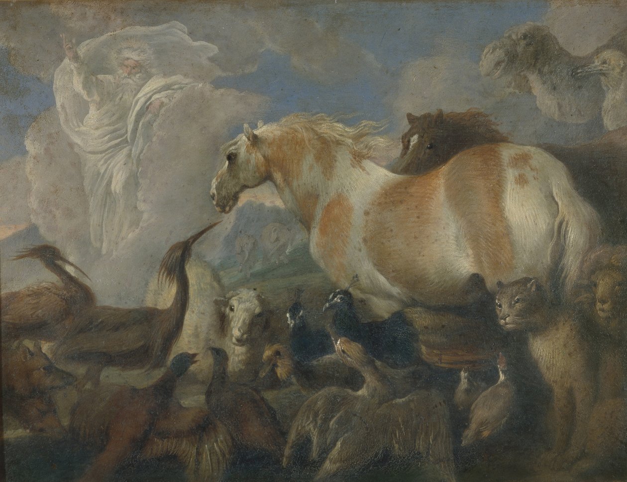 De Schepping, midden 17e eeuw door Giovanni Benedetto Castiglione