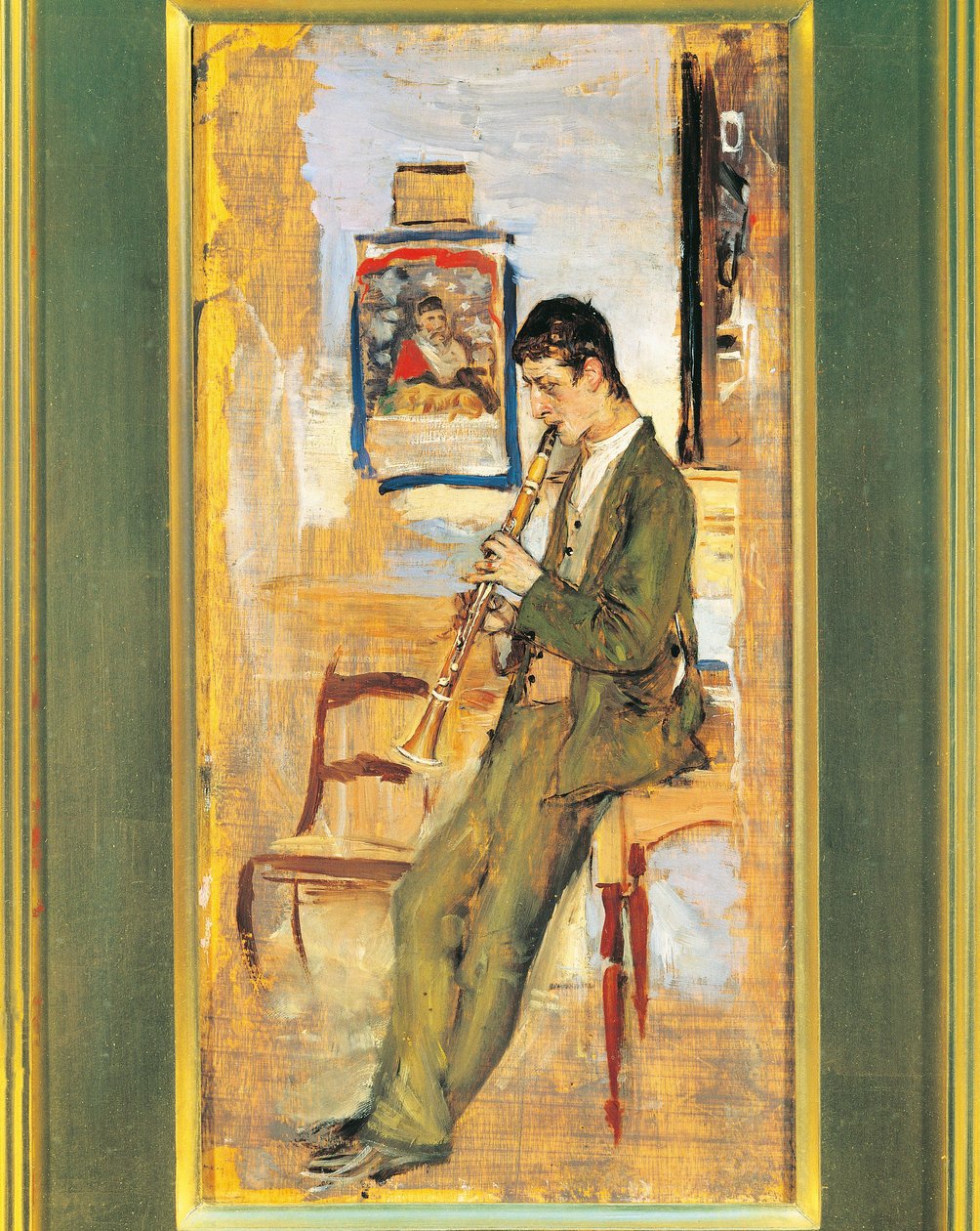 Italië, Klarinetspeler door Giovanni Boldini