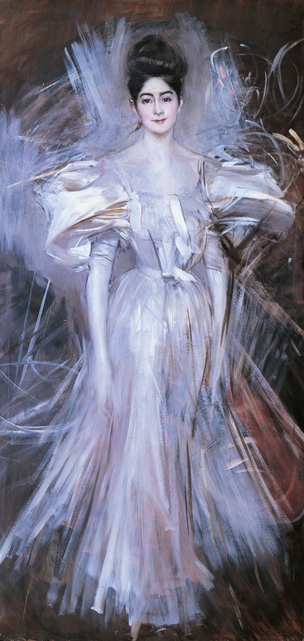 Italië, Ferrara, Vuurwerk door Giovanni Boldini