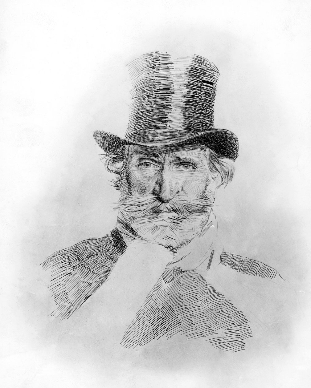 Portret van Giuseppe Verdi door Giovanni Boldini