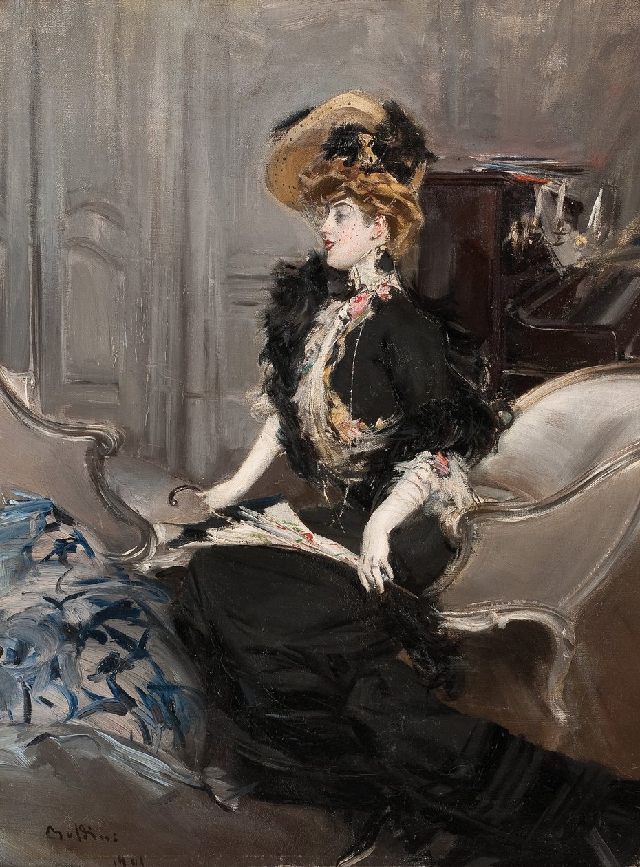 Portret van Mme. R.L., 1901 door Giovanni Boldini