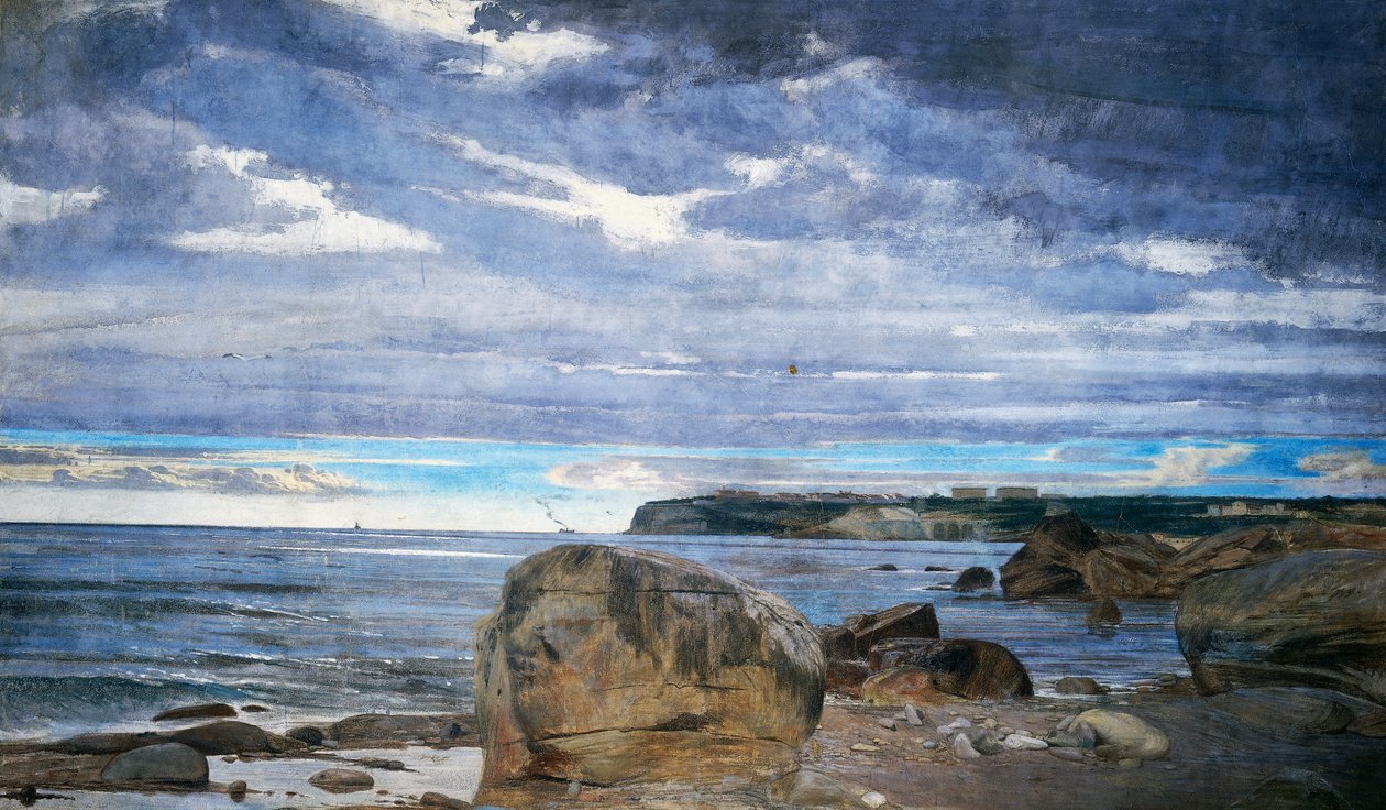 Zee kust door Giovanni Boldini